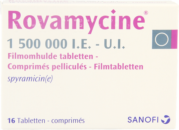 Rovamycine Comp 16 X 1.500.000 I.u/i.e 1