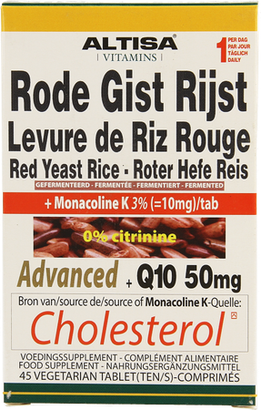Altisa Rode Gist Rijst Adv.complx+q10 Natur Tabl45 3