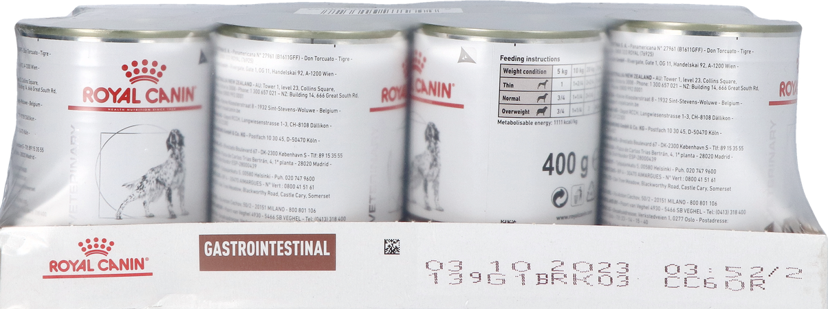 Royal Canin Dog Gastrointestinal Wet 12x400g 1