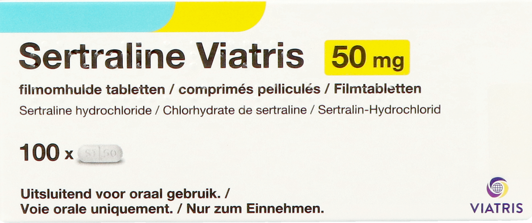 Sertraline Viatris 50mg Tabl 100 2