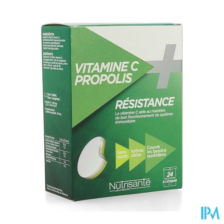 Vitamine C+propolis Comp A Croquer Tube 2x12 1