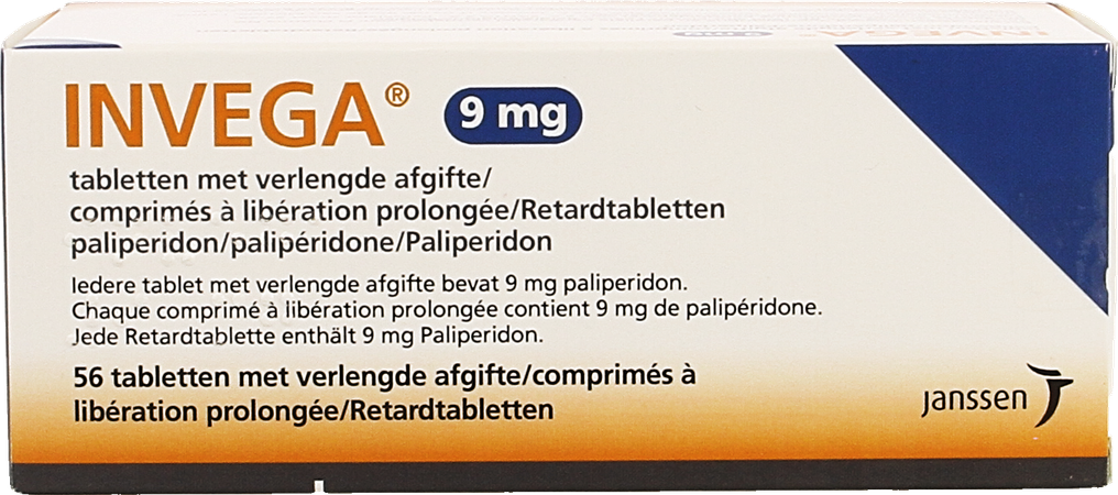 Invega 9mg Lib.prolongee Comp 56 X 9mg Pip 1