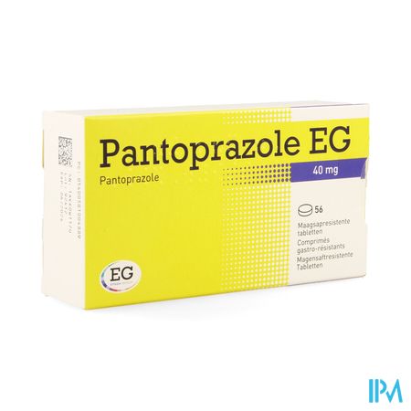 Pantoprazole EG 40Mg Maagsapresist.Tabl Blist 56