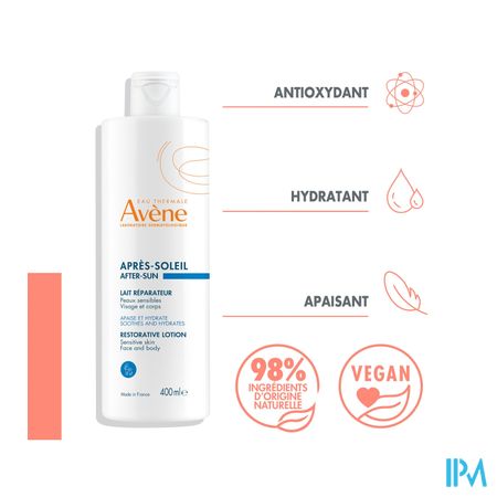 Avene Apres Soleil Lait Reparateur 400ml 8