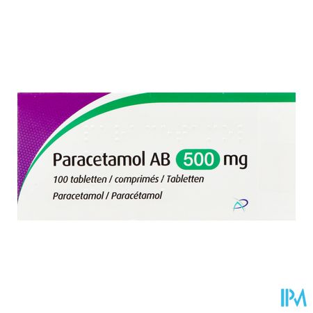Paracetamol Ab 500mg Comp 100 1