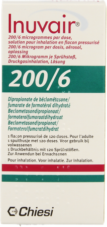 Inuvair 200/6mcg Aerosol Doses 1x120 1