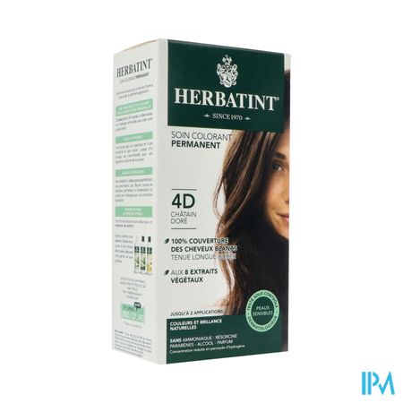 Herbatint Kastanjebruin Goudkleurig 4d 150ml