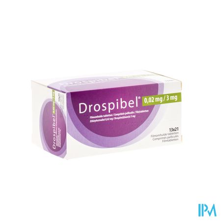 Drospibel 0,02mg Omhulde Tabl 13 X 21