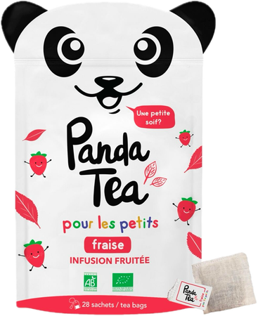 Panda Tea Infusie Kinderen Aardbei 28 Days 42g 1