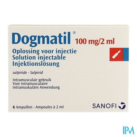 Dogmatil Amp 6 X 100mg/2ml 2