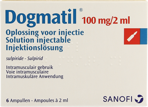 Dogmatil Amp 6 X 100mg/2ml 2