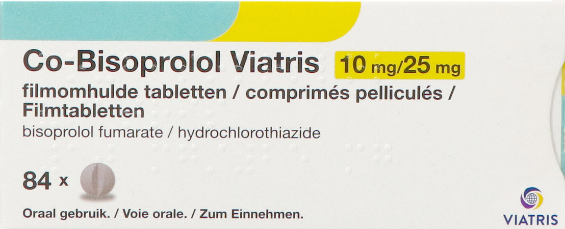 Co Bisoprolol Viatris 10mg/25mg Drag 56 2