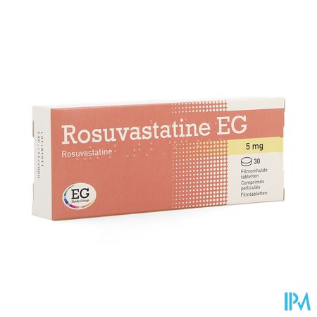 Rosuvastatine EG  5Mg Filmomh Tabl  30 X  5Mg