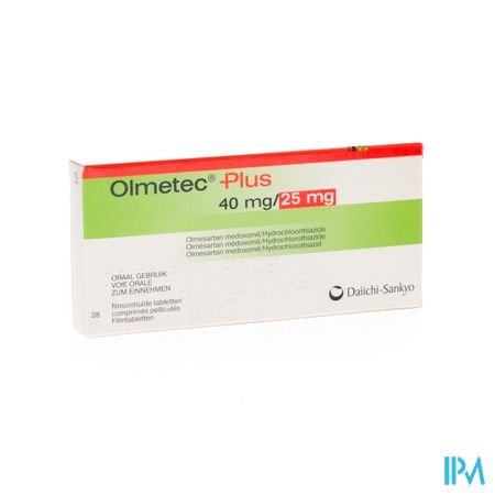 Olmetec Plus 40mg/25mg Comp Pell 28