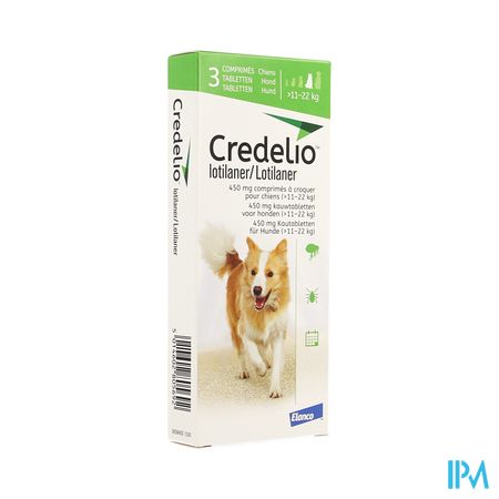 Credelio 450mg Kauwtabl Hond >11-22kg 3