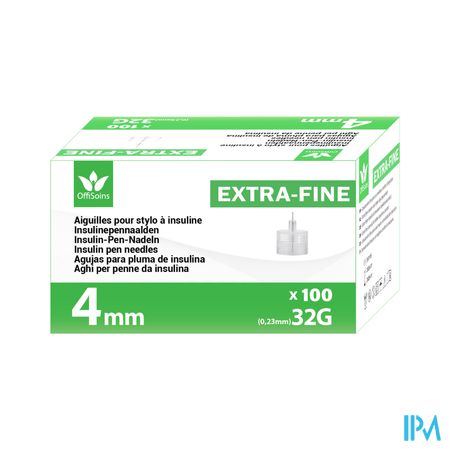 Offisoins Aiguilles Stylo Insuline 32gx4mm 100