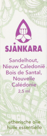 Sjankara Sandelhout Nieuw-caledon. Ess. Olie 2,5ml 1