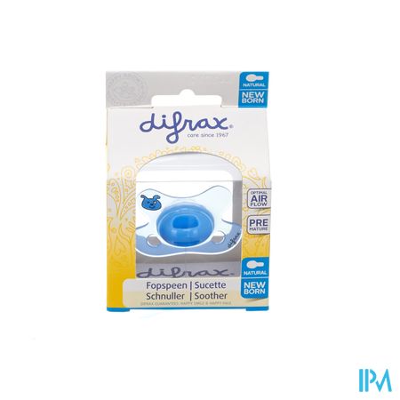 Difrax Sucette Natural Newborn Boy 4
