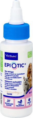 Epiotic Oplossing Oorreiniger Hond/kat 60ml 1