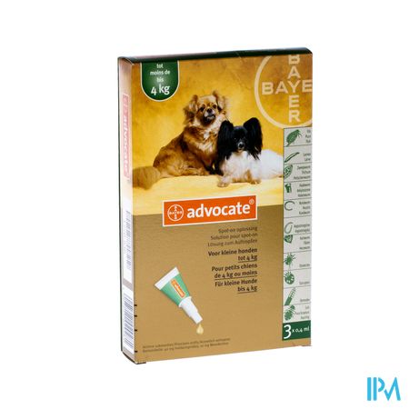 Advocate Spot On Opl Kleine Hond <4kg Pipet 3 1