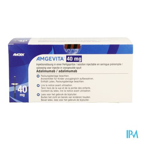 Amgevita 40mg Opl Inj 50mg/ml Voorgevulde Spuit 6 1