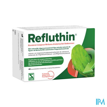 Refluthin Fruit Kauwtabl 48