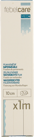 Febelcare Med4 Film Zelfklevend Wtp 10cm 1m 1 2