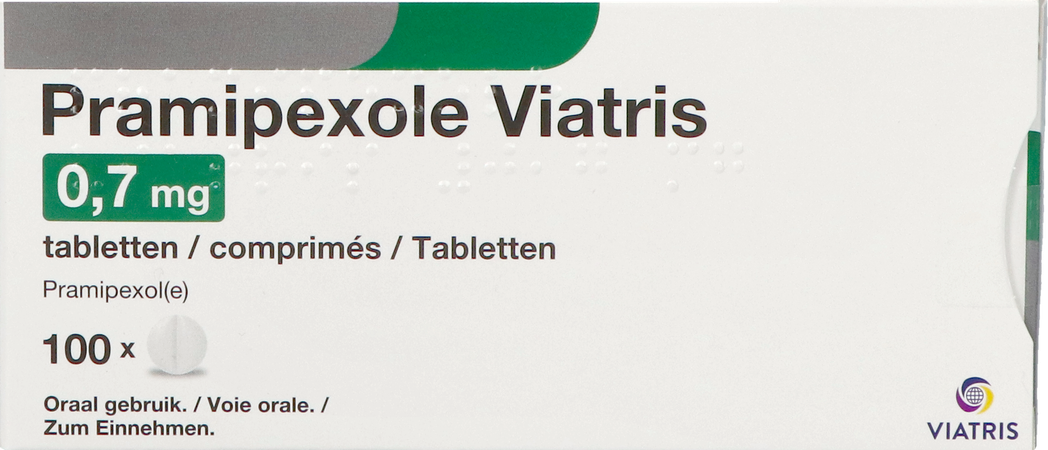 Pramipexole Viatris 0,7mg Tabl 100 4