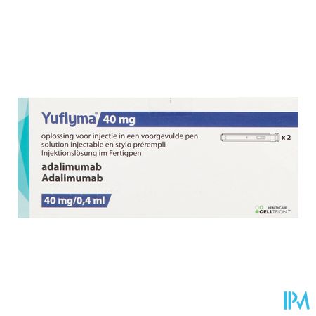 Yuflyma Abacus 40mg Opl Inj Voorgevuld.pen 2x0,4ml 2