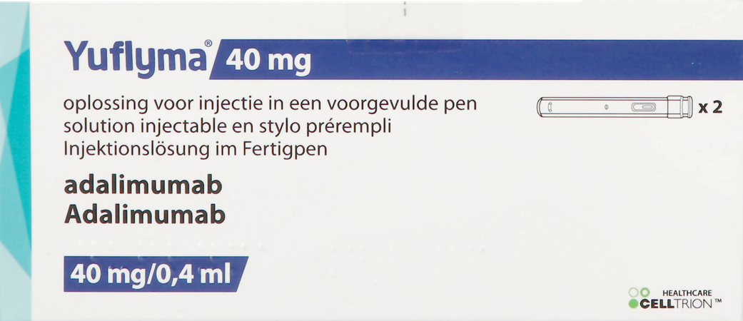 Yuflyma Abacus 40mg Opl Inj Voorgevuld.pen 2x0,4ml 2