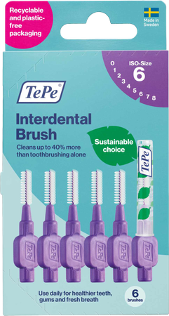 Tepe Interdental Brush 1,1mm Purple 6 1