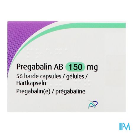 Pregabaline Ab 150mg Harde Caps 56 1