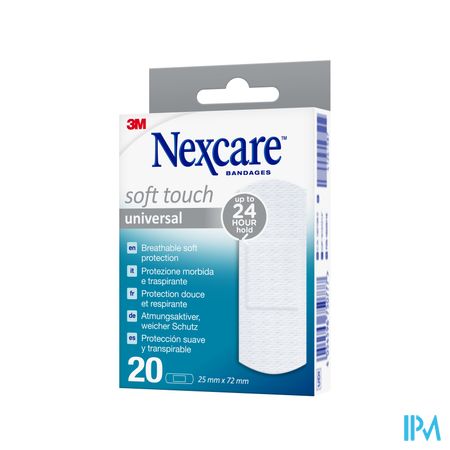 Nexcare 3m Soft Touch Universal 25mmx72mm Strips20 1