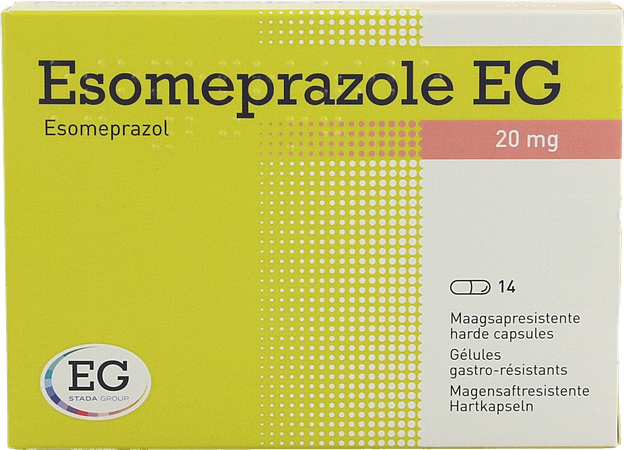 Esomeprazole EG 20Mg Caps Gastro Resist 14X20Mg 1