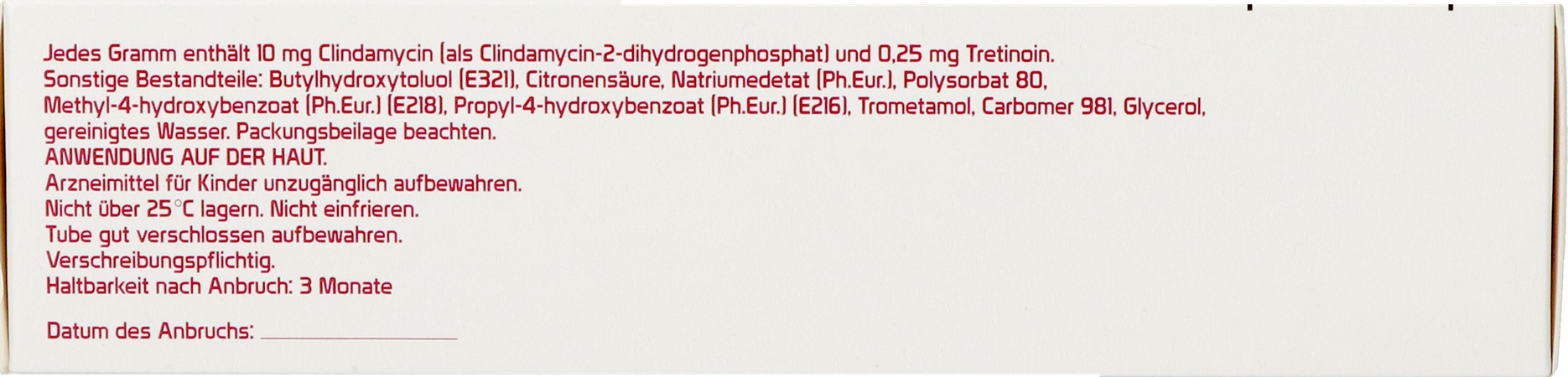Treclinax 10mg/g + 0,25mg/g Gel Tube 60g 5