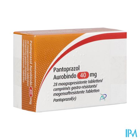 Pantoprazol Aurobindo 40mg Maagsapresist. Comp 28