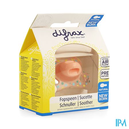 Difrax Sucette Natural Newborn Girl 2
