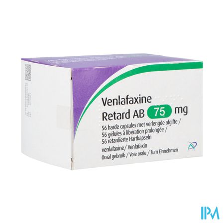 Venlafaxine Retard Ab 75,0mg Caps Verl. Afg. 56