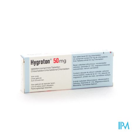 Hygroton 50 Comp 30 X 50mg