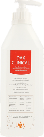 Dax Clinical Handontsmetting Pompfl 600ml 1