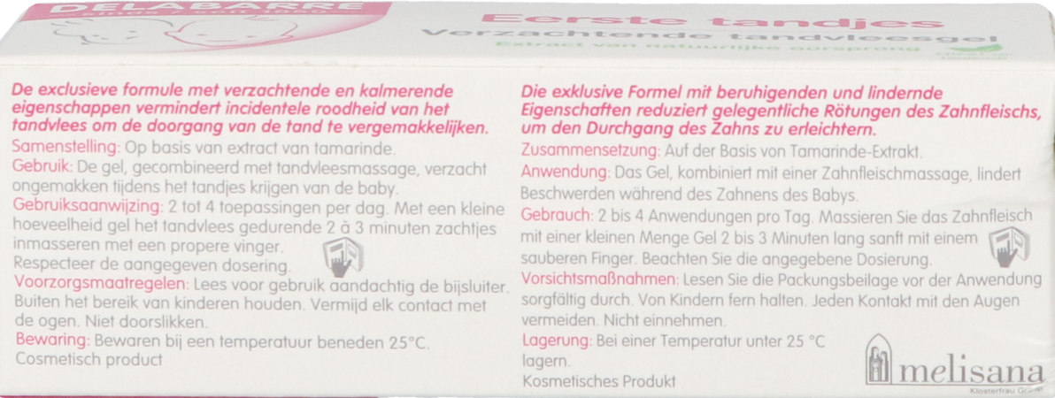 Delabarre Eerste Tandjes Tube Gel 20g 7
