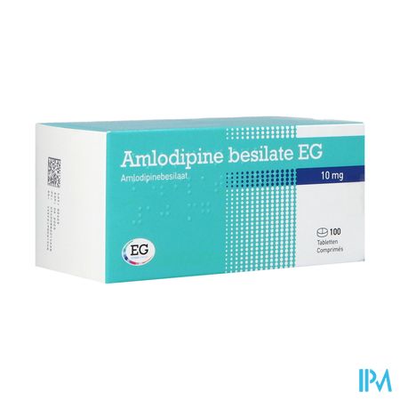 Amlodipine Besilate Eg 10mg Pipharma Comp 100x10mg