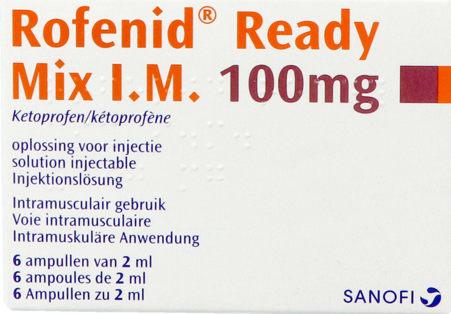Rofenid Ready Mix Amp 6 X 100mg/2ml 1