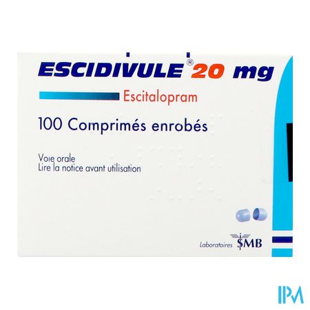 Escidivule 20mg Comp Omhulde 100 8