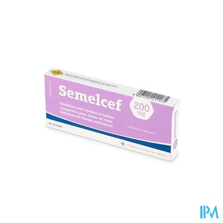 Semelcef 200mg Hond-kat Comp 10