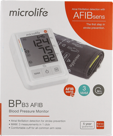 Microlife Bpb3 Afib Pc Bloeddrukmeter Arm Otc Sol 1