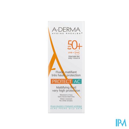 Aderma Protect Creme Acne Ip50+ Tube 40ml