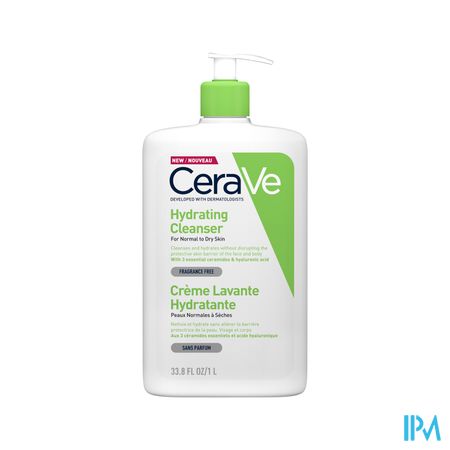 Cerave Hydraterende Reinigingscreme Pompfl 1l