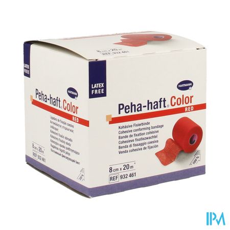 Peha-haft Rood Lf 8cmx20m 1 P/s