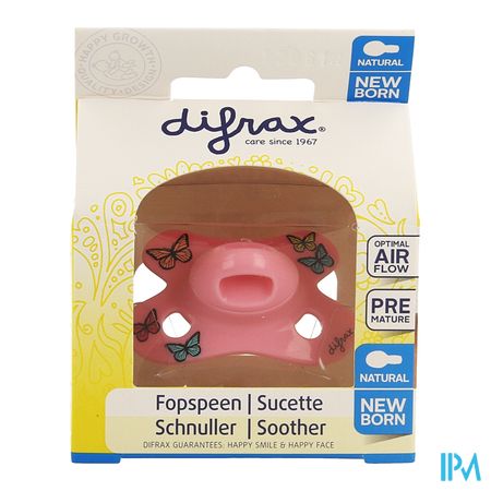 Difrax Sucette Natural Newborn Girl 5